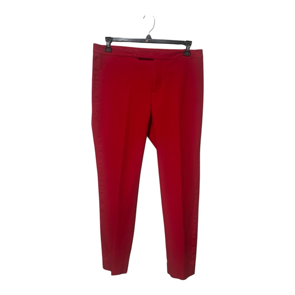 Women’s Red Slim Dress Pants by Lauren Ralph Lauren and Gorg!